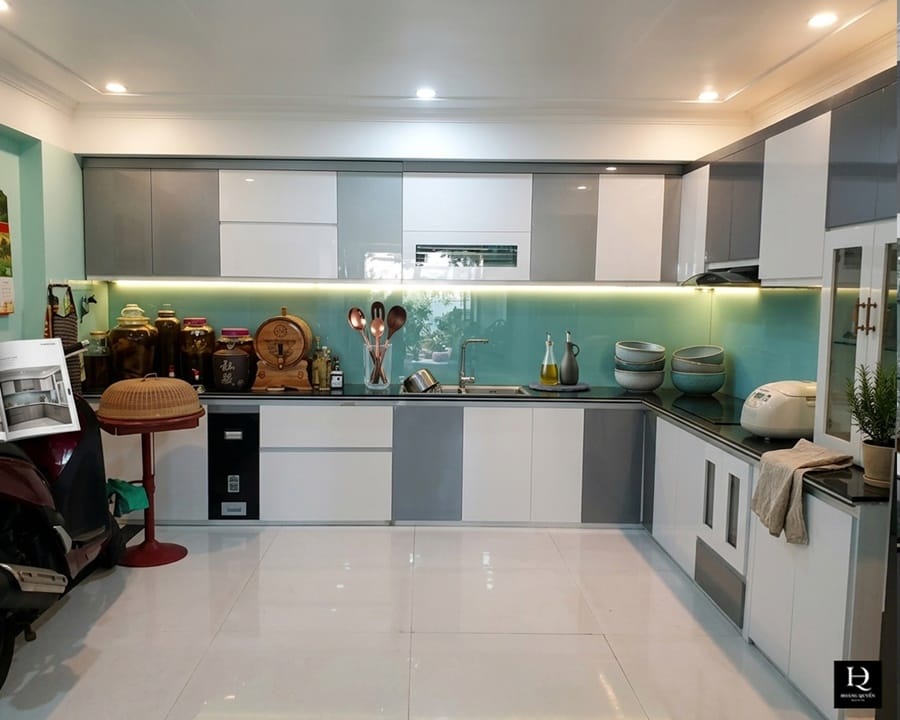 Thiết kế thi công tủ bếp tại Thái Bình