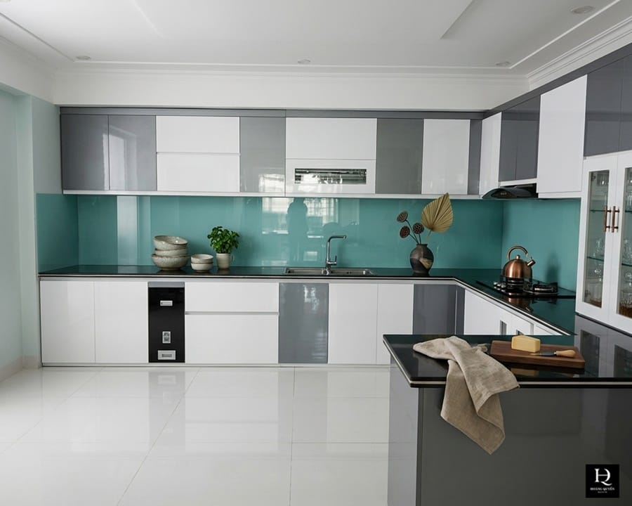 Thiết kế thi công tủ bếp tại Thái Bình