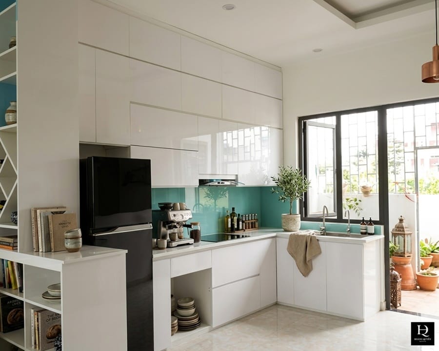 Thiết kế không gian phòng bếp hiện đại thái bình