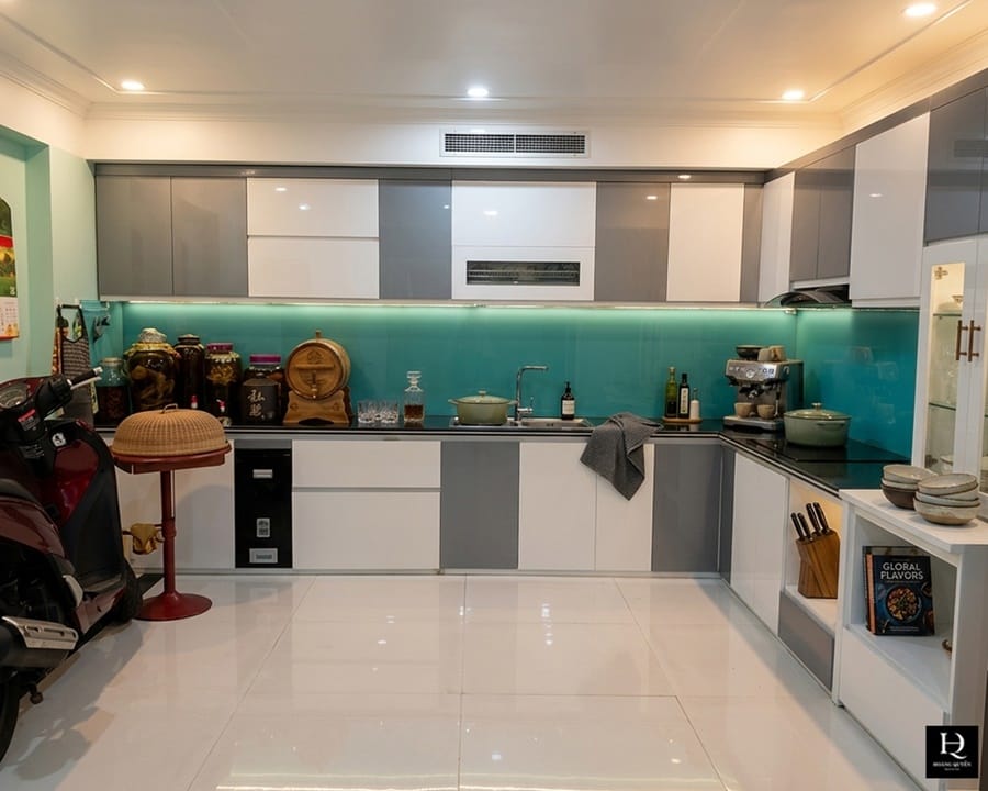 Thiết kế thi công tủ bếp tại Thái Bình